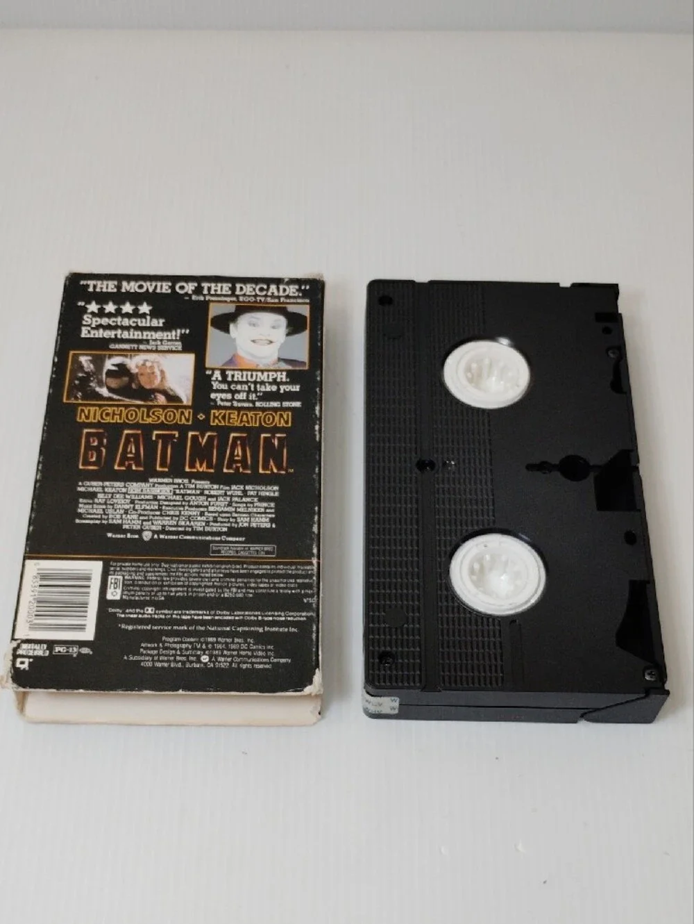 12 For $8 Batman VHS Tape - Black and Gold
